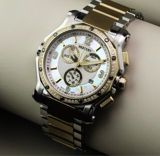 Reloj Mercury Oro y Plata con Diamantes