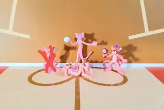 Lote Figuras Pantera Rosa - Bully