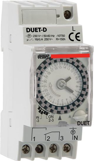 Interruptor Horario Vemer DUET-D