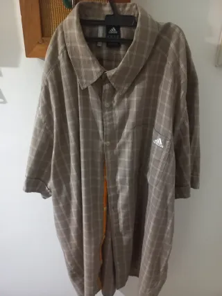 Camisa Adidas Cuadros Talla 2XL