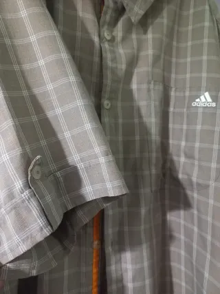 Camisa Adidas Cuadros Talla 2XL