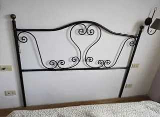 Cabecero de cama de forja