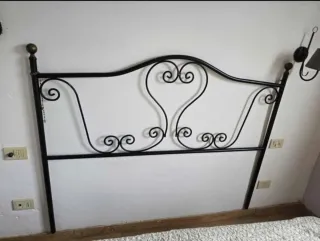Cabecero de cama de forja
