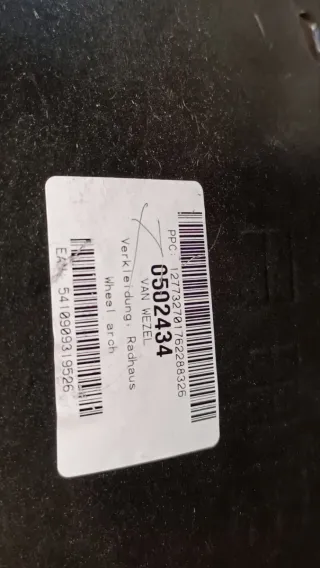 Paso de rueda delantero Mini R50 R53