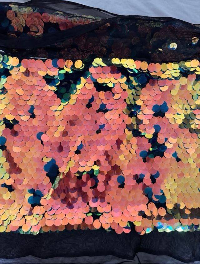 Tela lentejuelas grandes