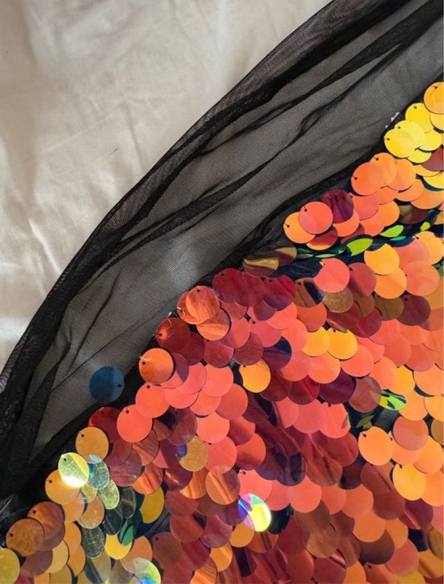 Tela lentejuelas grandes