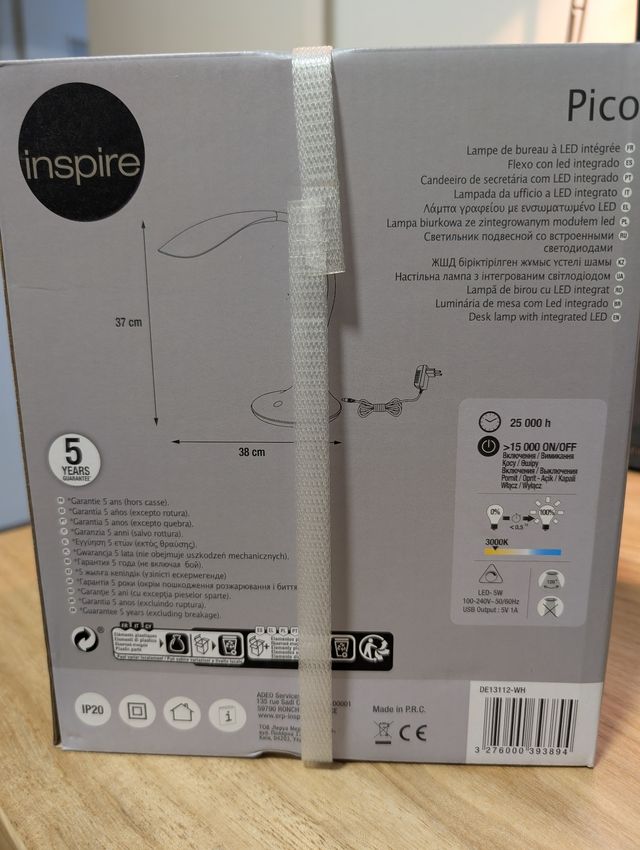 Lámpara Escritorio LED Inspire Pico