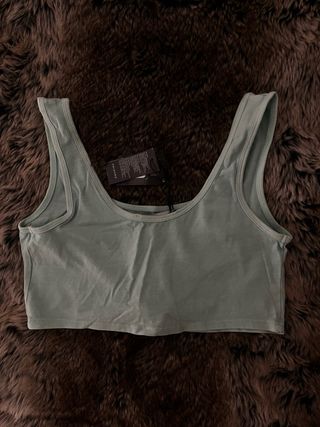 Top Primark verde talla S