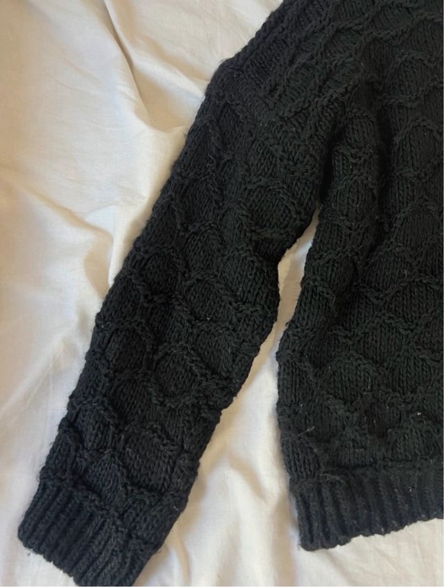 Jersey cuello alto tejido mujer talla única