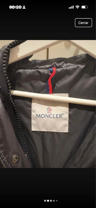 Chaqueta Moncler Bomber Negra