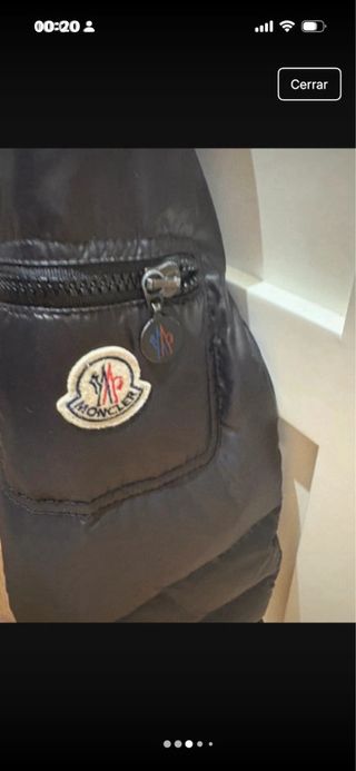 Chaqueta Moncler Bomber Negra