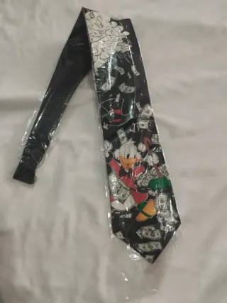 Corbata Vintage Disney Tío Gilito Dólares
