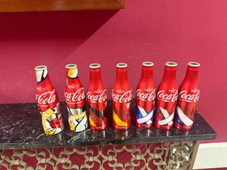 Lotto di bottiglie Coca-Cola Euro 2012 e 2016