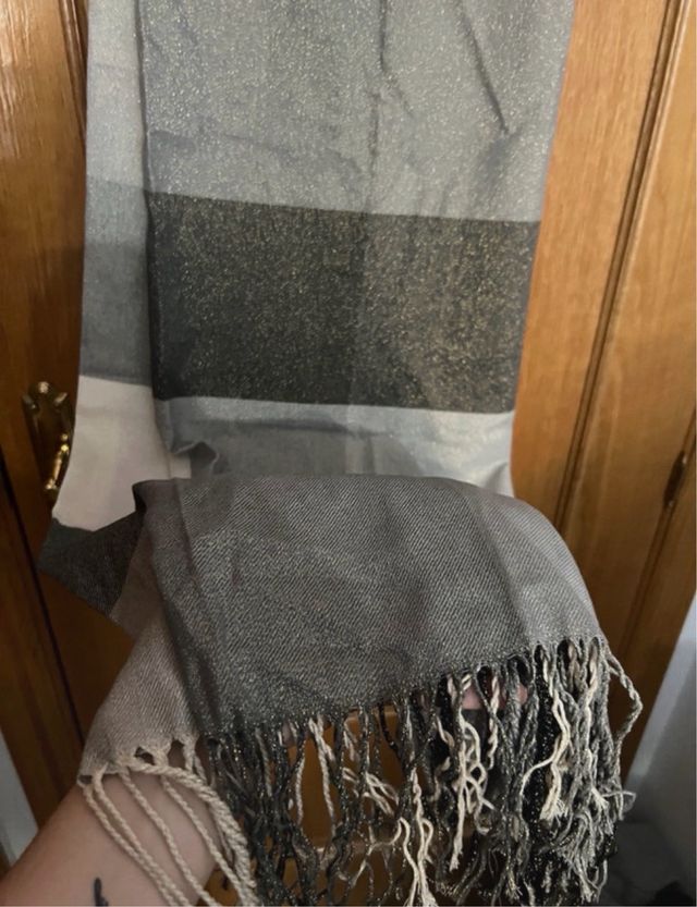 Bufanda italiana con brillos