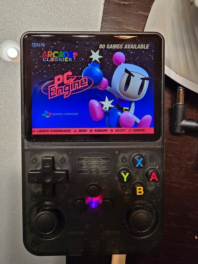 Consola Retro R36S Preta