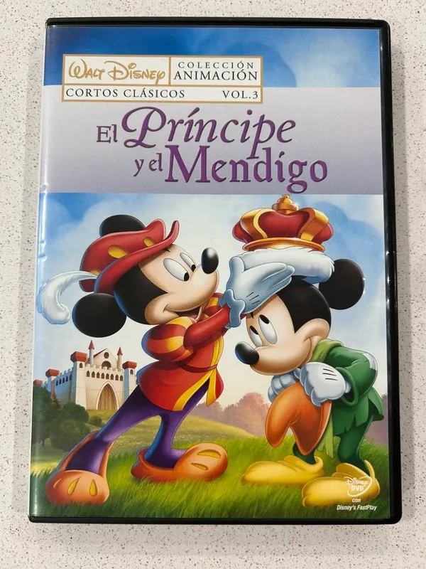 Lote 4 DVD Películas Disney Clásicos y Junior