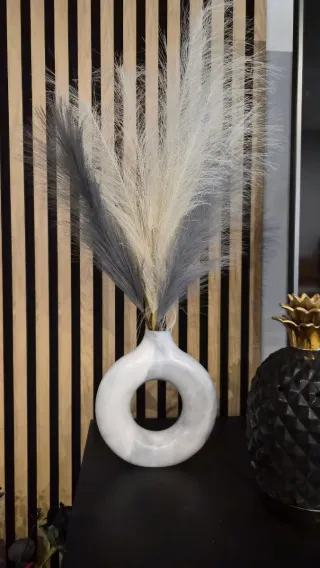 Vaso di cemento fatto a mano effetto marmo