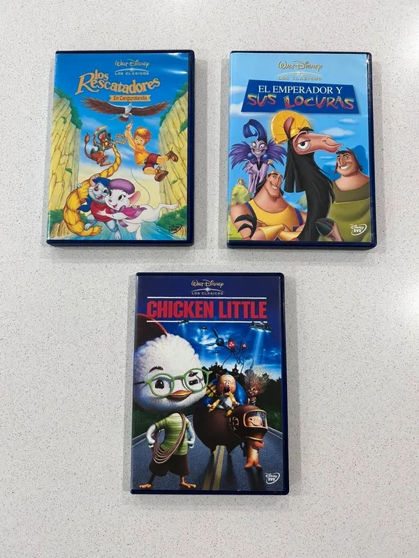 Lote 3 DVD Clásicos Disney (Español)