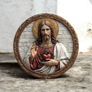 Placa Sagrado Corazón Jesús 20cm