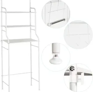 Scaffale Salvaspazio per sopra Lavatrice Mobiletto