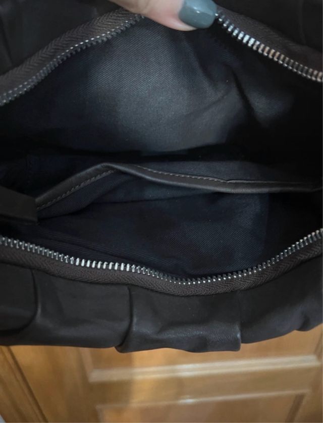 Bolso H&M Negro Cuero Hombro