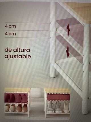 Recibidor Perchero Zapatero VASAGLE