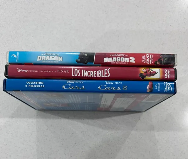 Lote 2 DVD Películas Animación (Español)
