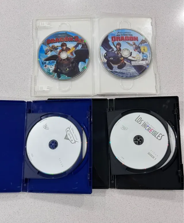 Lote 2 DVD Películas Animación (Español)