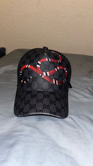 Gorra Gucci Serpiente Roja Negra
