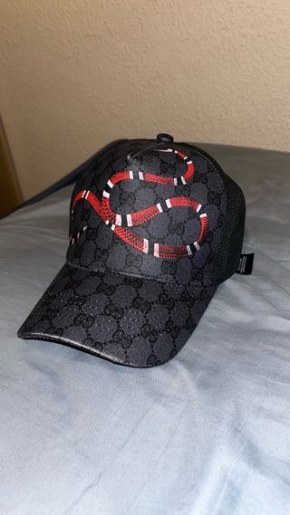 Gorra Gucci Serpiente Roja Negra