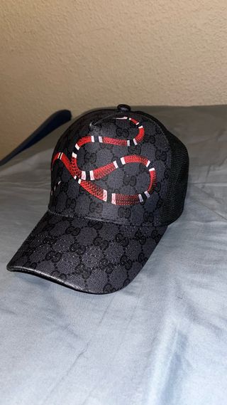 Gorra Gucci Serpiente Roja Negra