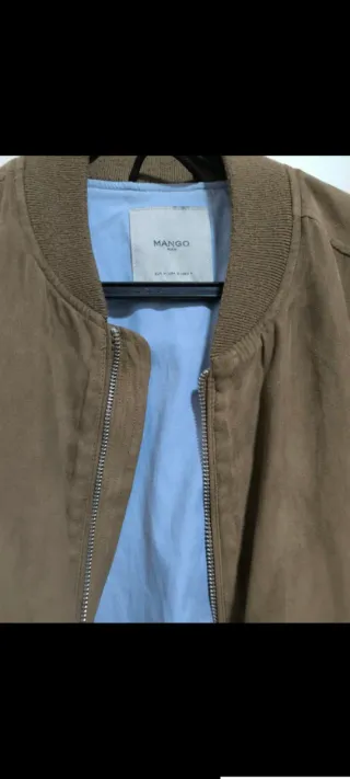 Chaqueta Mango Premium Marrón Talla L