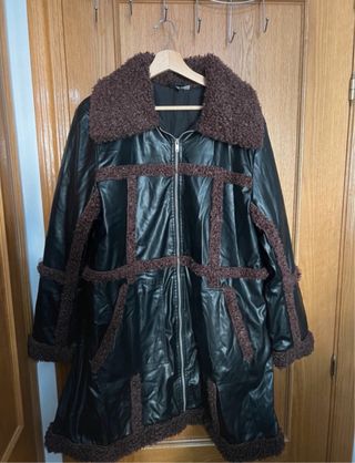 Abrigo largo H&M con borreguito