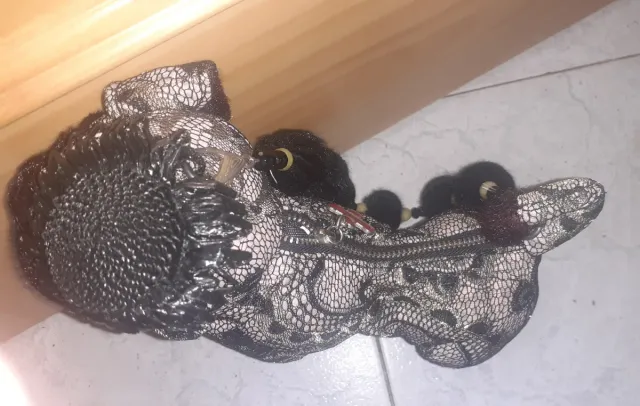 Bolso Perro Encaje Niña
