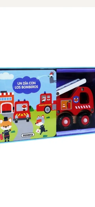Libro infantil Un día con los bomberos.