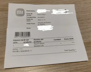 SIN ABRIR Xiaomi Smart Speaker Lite