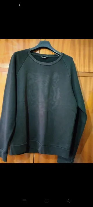 Sudadera hombre negra