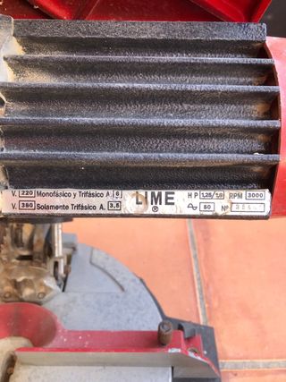 Ingletadora Ein-port SAM-275 con mesa de corte