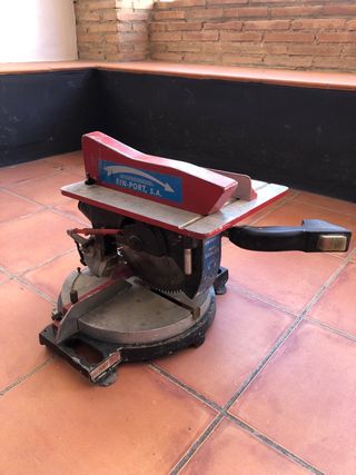 Ingletadora Ein-port SAM-275 con mesa de corte