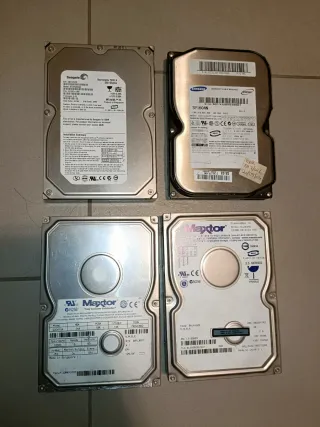 4 Hard Disk Pata IDE 3,5 Maxtor Samsung Seagate