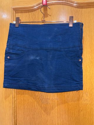 Falda vaquera azul