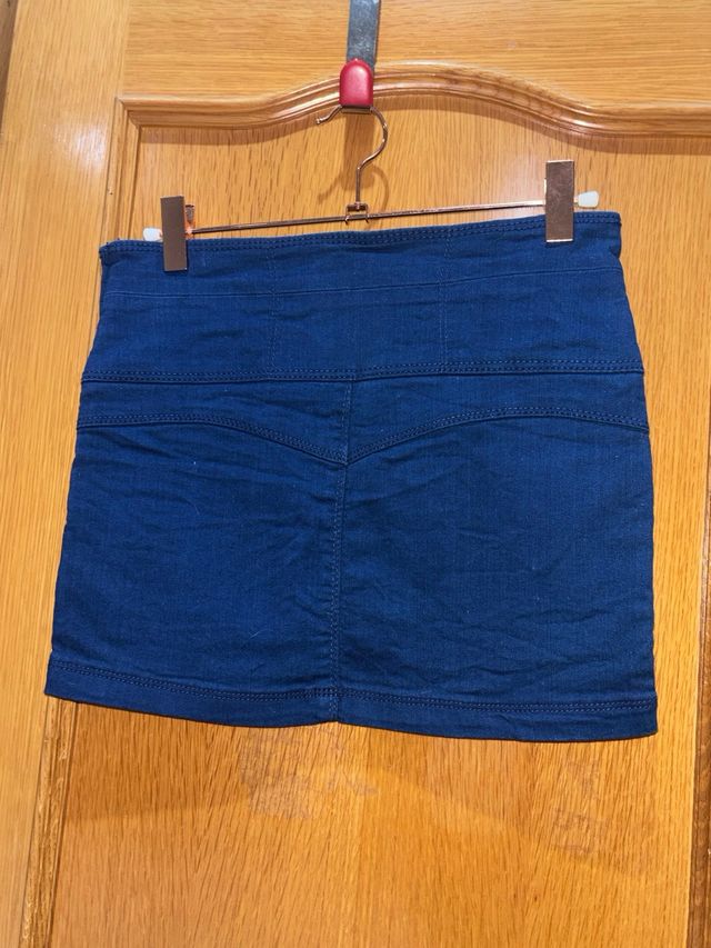 Falda vaquera azul