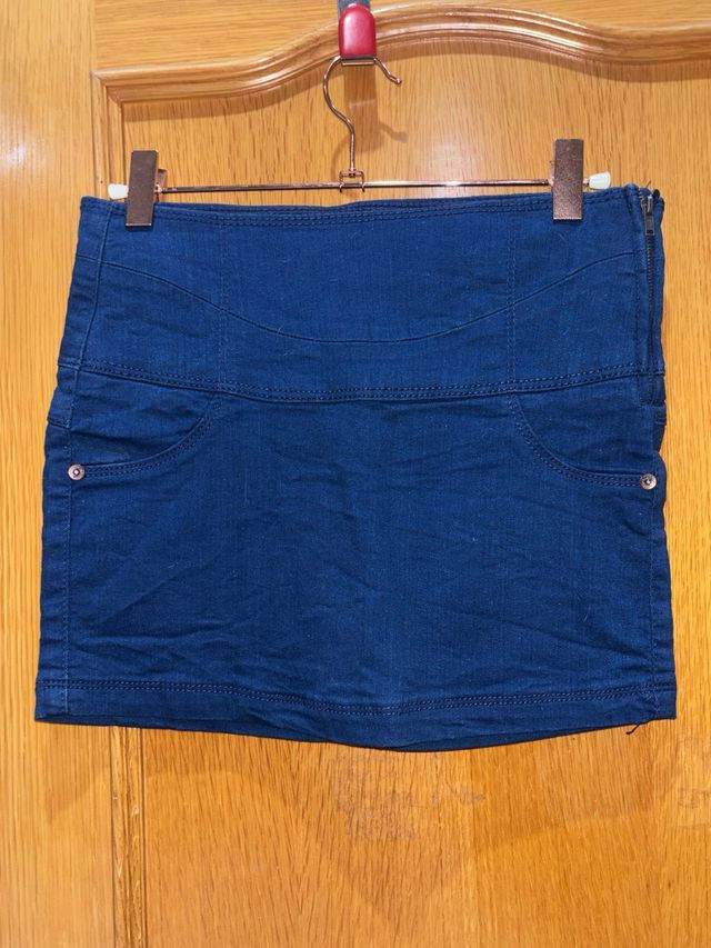 Falda vaquera azul