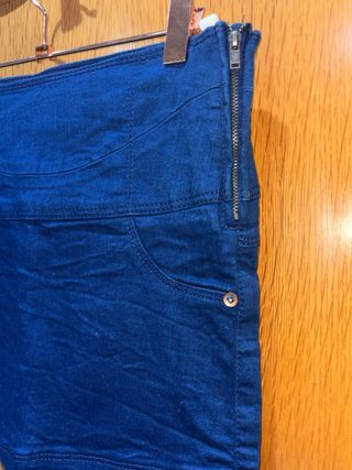 Falda vaquera azul