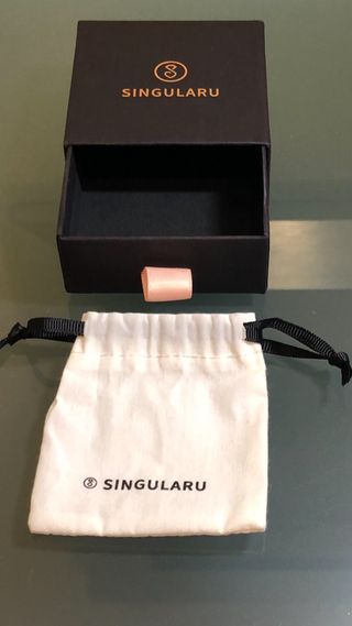 Collar Singularu Plata de Ley Rosa