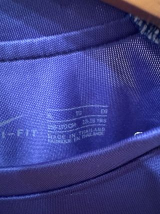 Camiseta deportiva Nike azul talla S