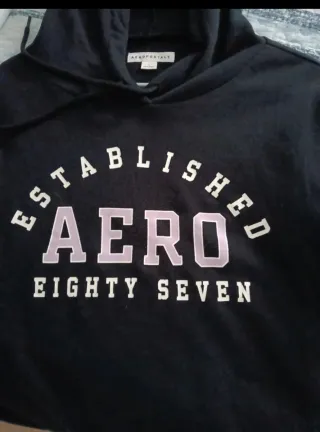 Sudadera Aero Negra con Capucha