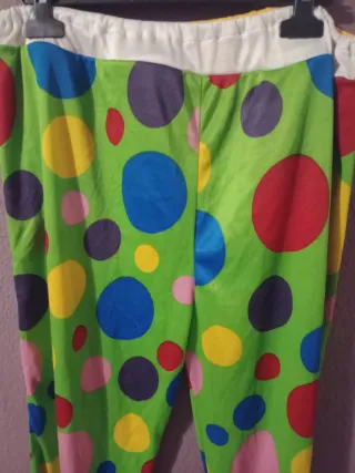 Pantalones Disfraz Lunares Verdes Talla Única