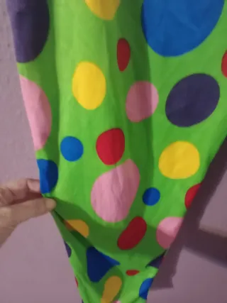 Pantalones Disfraz Lunares Verdes Talla Única