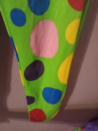 Pantalones Disfraz Lunares Verdes Talla Única